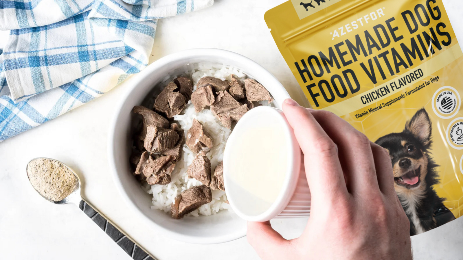 Venison_and_rice_dog_food_recipe_sunflower_oil