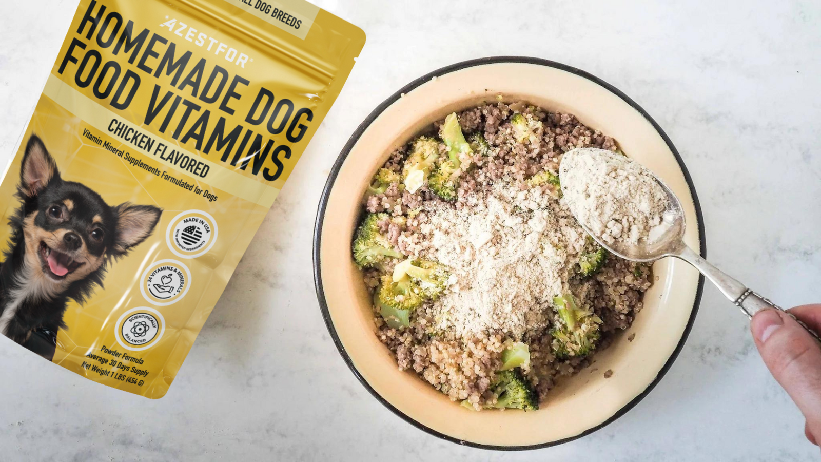 beef-quinoa-broccoli-Vitamin_premix