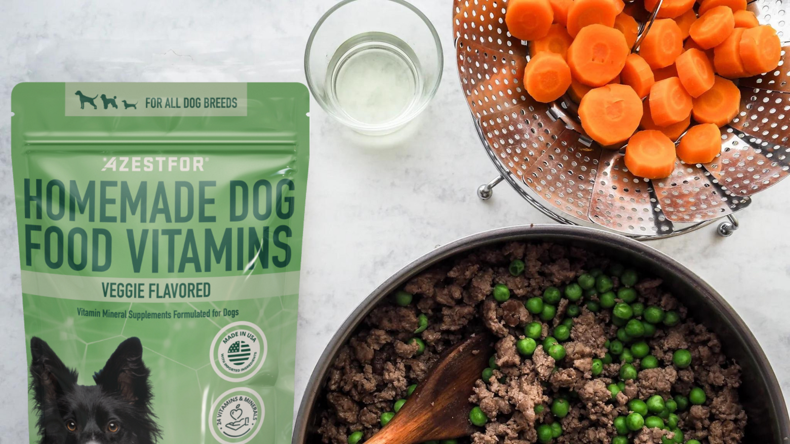 Recipes_Homemade_Dog_food_DIY_nutient_Pre-Mix_Carrots_Bison_Peas_sunflower_oil_Ingredients