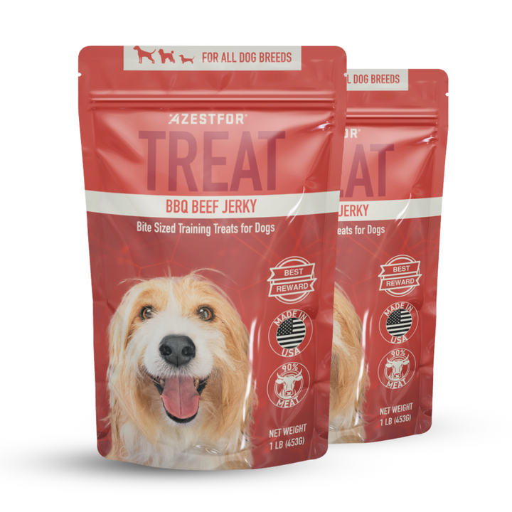 Treats x 2  Bundle Beef Jerky Bites for Dogs