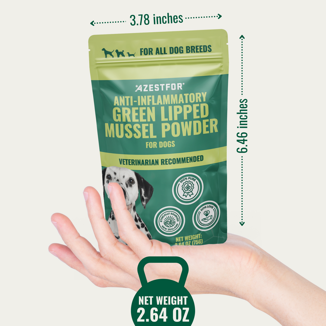 Azestfor_Dimensions_weight_Green_lipped_mussel_powder_for_dogs