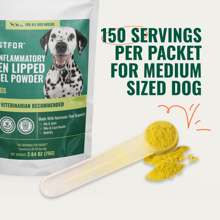2 Anti-Inflammatory Green Lipped Mussel For Dogs