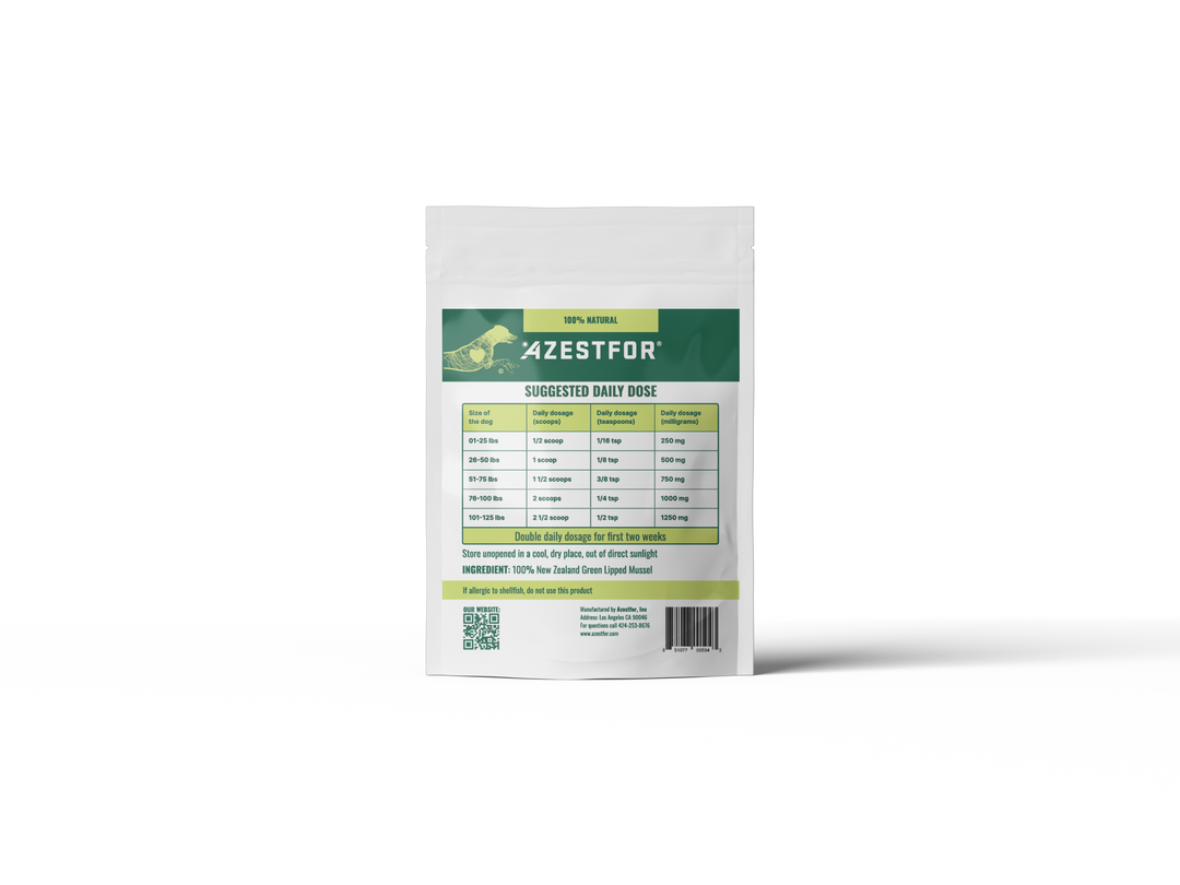 Anti-Inflammatory Green Lipped Mussel For Dogs