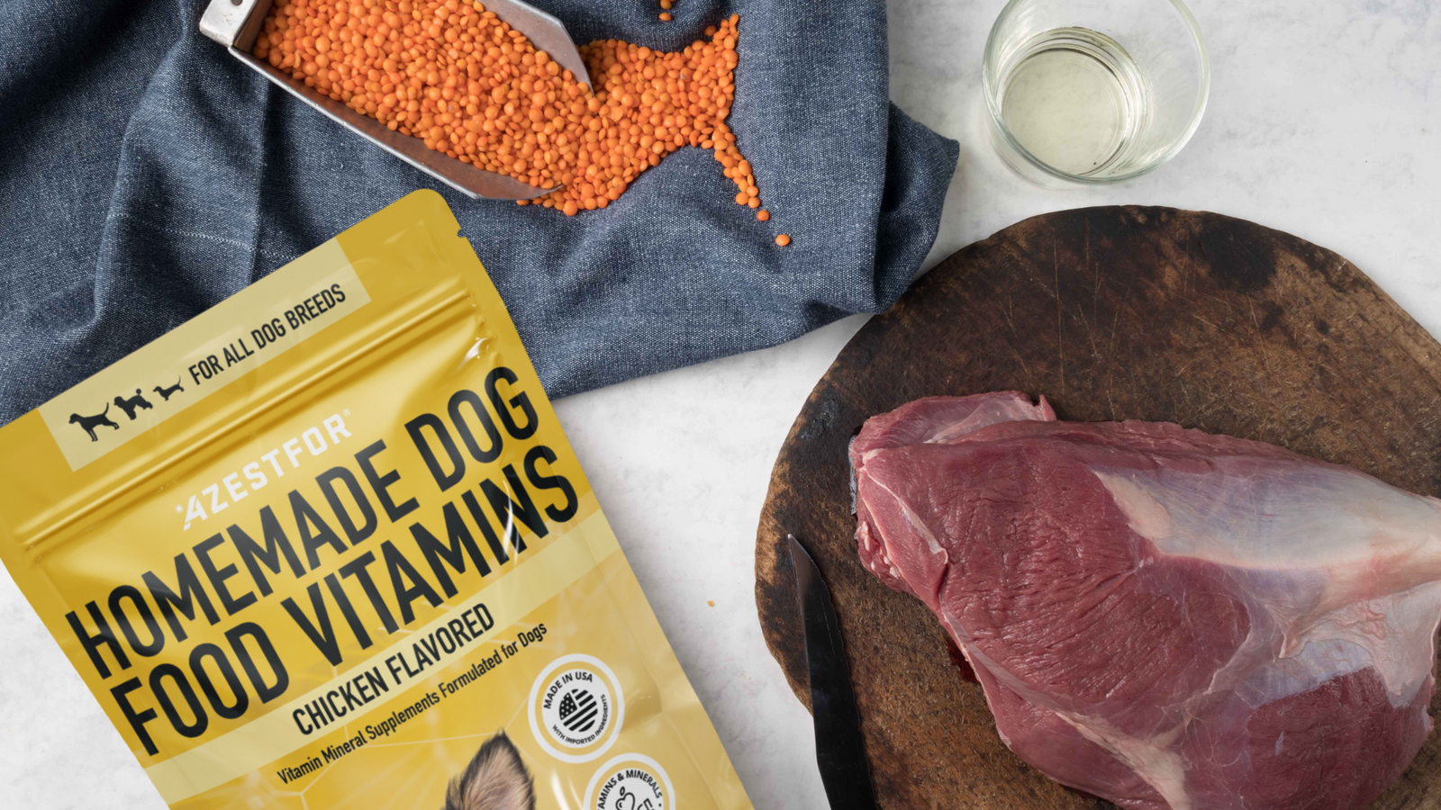 Lentils_dog_food_Venison
